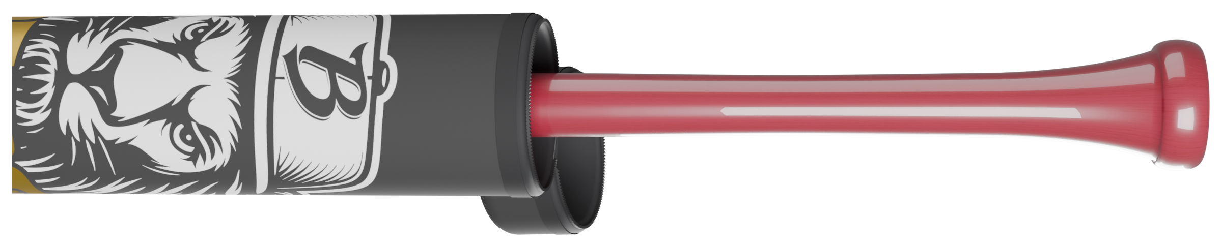 Bodyguard Bat Sleeve open around the bat handle